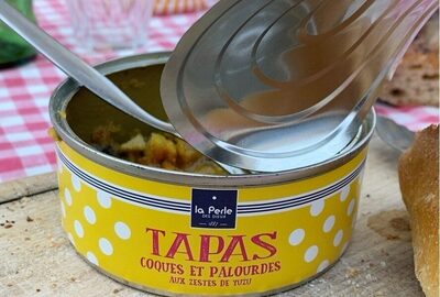 Tapas coques et palourdes zestes de yuzu