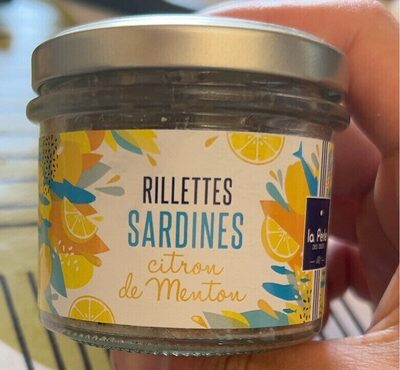 RILLETTES SARDINES CITRON DE MENTIN front packaging