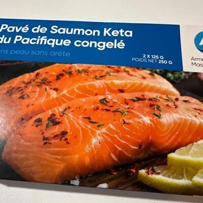 Pavé de saumon Keta du pacifique congelé