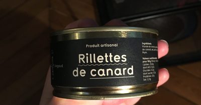 Rillettes de canard front packaging