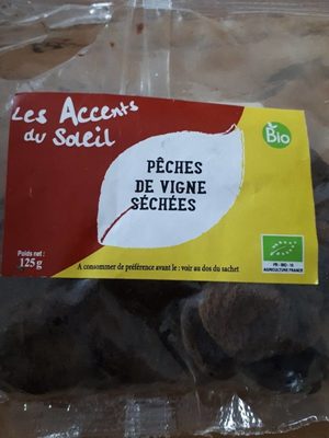 Pêches de vigne séchées