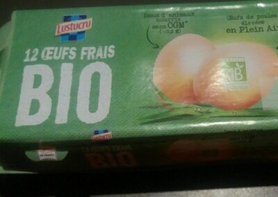 12 oeufs frais Bio