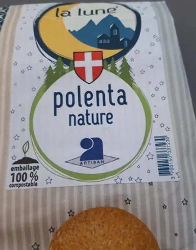 Polenta front packaging