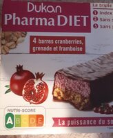 4 barres cramberies grenade framboise