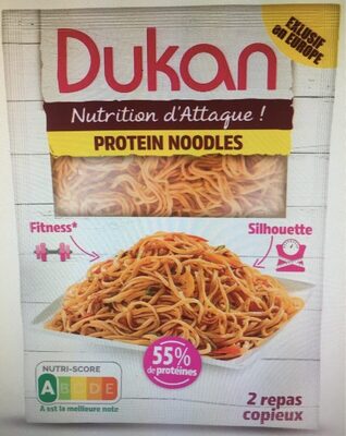 Protein noodles front packaging