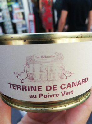 Terrine de canard au poivre vert