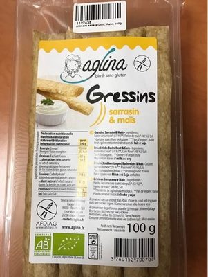 Gressins sarrasin & maïs bio