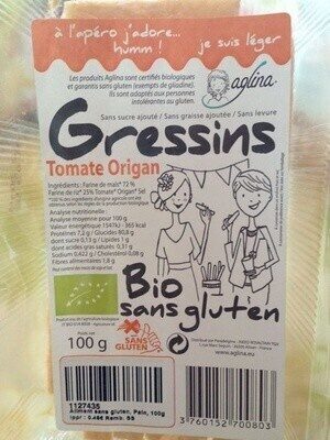 Gressins Tomate Origan