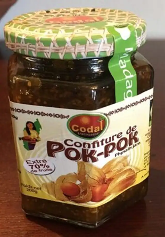 Confiture de pok-pok front packaging