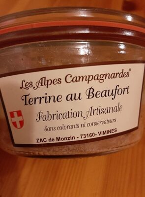 Terrible au Beaufort front packaging