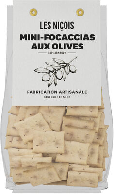 Mini-focaccias aux olives