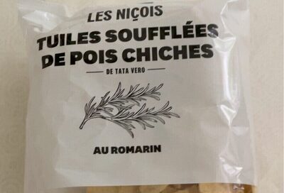 Tuiles soufflees de pois chiches