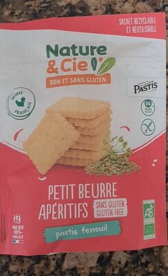 Petit beurre apéritifs  pastis fenouil front packaging