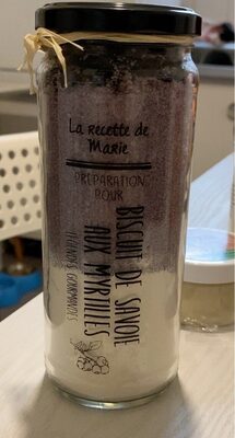 Biscuit de savoie aux myrtilles