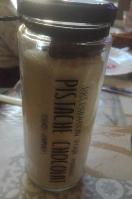 Préparation pour marbré pistache chocolat