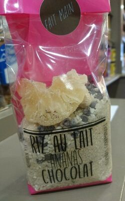 Riz au lait ananas chocolat