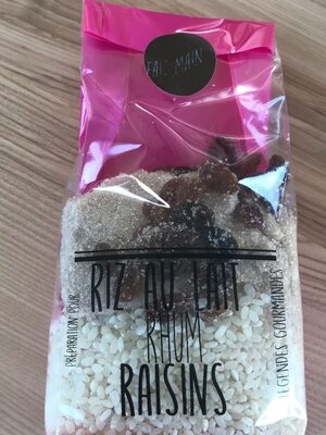 Riz au lait rhum raisin