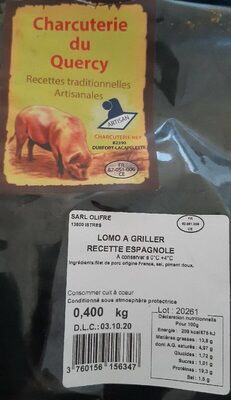 Lomo a grillé