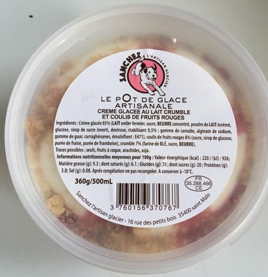 Le pot de glace artisanal