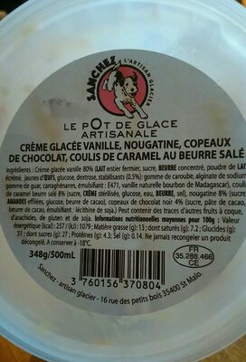 Pot de glace artisanale