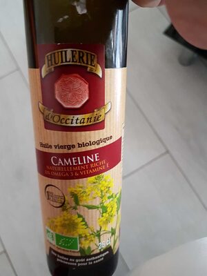 Huile vierge biologique cameline