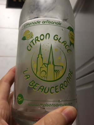 Limonade artisanale citron glacé front packaging
