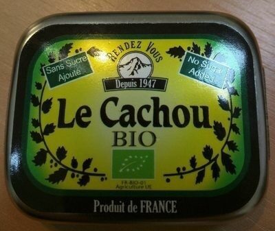 Confiserie Pastilles Le Cachou Bio Sans Sucre Ajoute 12G