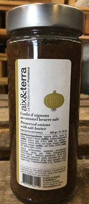 Confît d’oignons au caramel au beurre salé