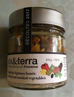 Confit de légumes fumés front packaging