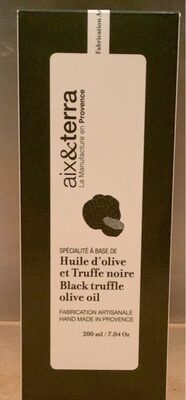 Huile olive et truffe noire