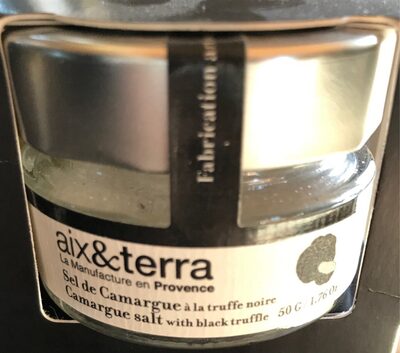 Sel de Camargue et truffe noire front packaging