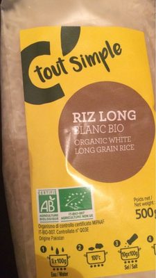 Riz long blanc