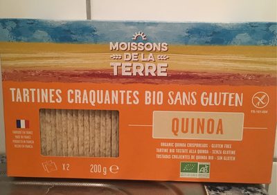 Tartines craquantes bio quinoa