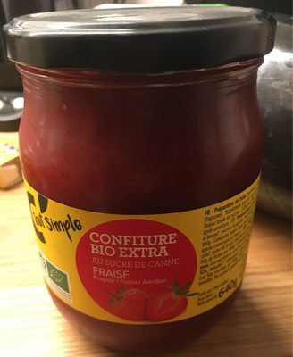 Confiture bio extra fraise