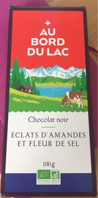 Chocolat noir Eclats d'amandes et fleur de sel