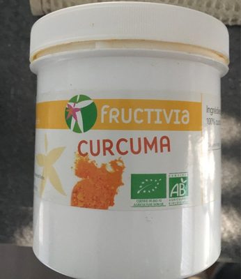 Fructivia Curcuma Bio front packaging