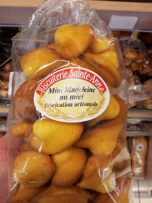 Mini madeleine au miel