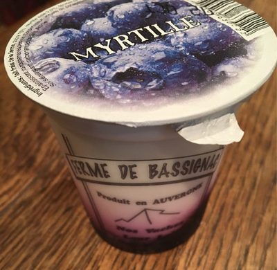 Yaourt à la Myrtille