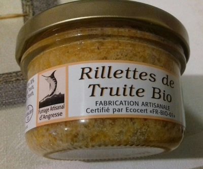 Rillettes  de truite Bio