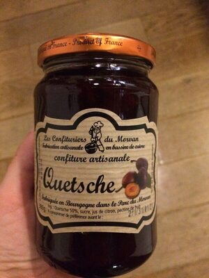 Confiture artisanale Quetsche front packaging