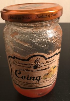 Confiture artisanale de coing