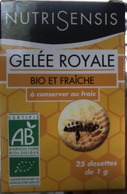 Gelée Royale Fraiche Bio - 25 Dosettes De 1 Gli. .. front packaging