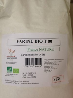 Farine bio T80
