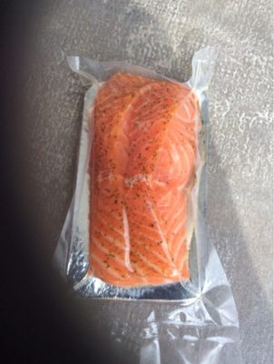 Pave mi cuit saumon fume ail des ours