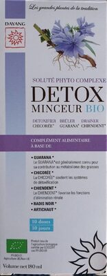 DETOX MINCEUR BIO