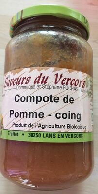 Compote de pomme coing