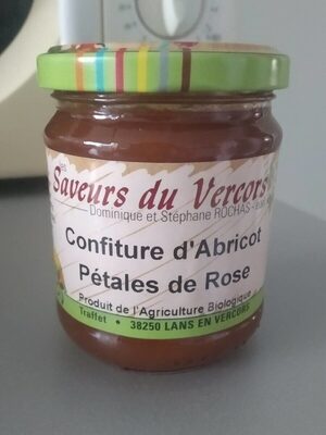 Confiture d'abricot Pétales de Rose