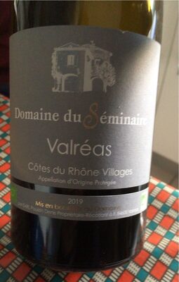 Vin rouge biologique front packaging