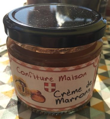 Crème de marron maison