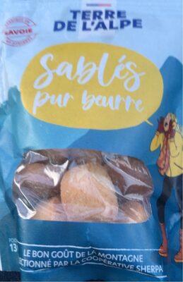 sablés pur beurre front packaging